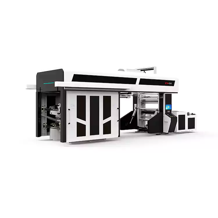 4-8 Rəngli Fleksoqrafik Ci Plastik Flekso Çap Maşını