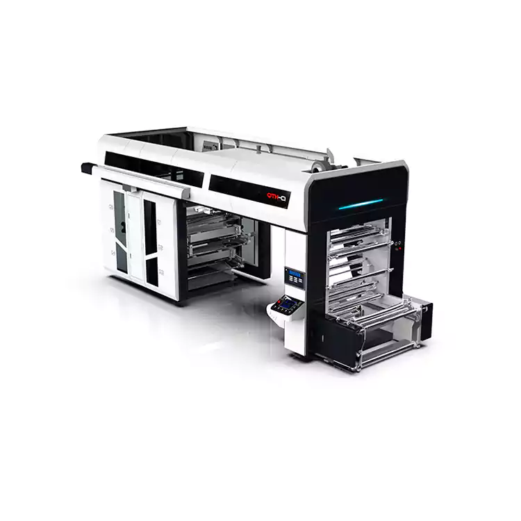 Mərkəzi Drum Fleksoqrafik 6 Rəngli Plastik Flekso Çap Maşınları