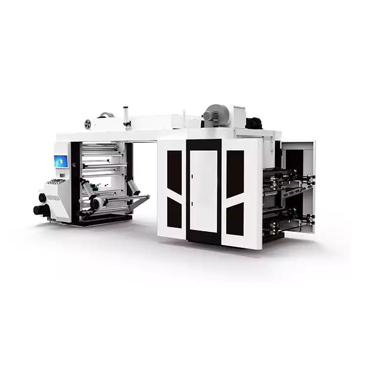 Yüksək Sürətli Stack Tipi Flekso Çap Maşını